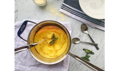 Polenta au Beurre de Sauge
