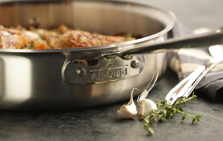 allclad saute pan made in cookware by allcald at our place easy recipes made in allclad pan best saute pan