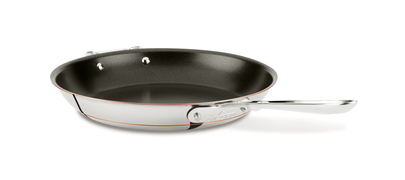 All-Clad 12 inch Copper Core 5-Ply Fry pan with Helper handle and Lid